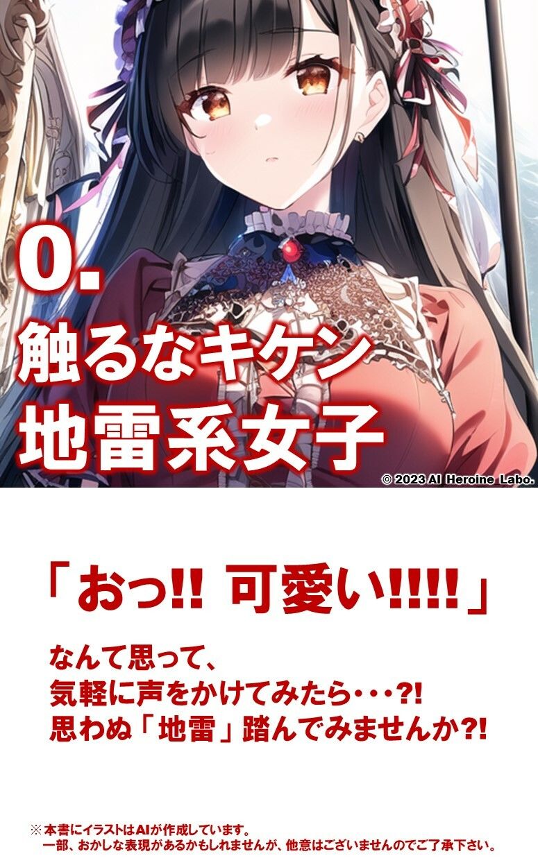 サンプル画像3:1つの呪文で生み出された100人のAI妄想美少女-5【キケンでも触れ？脱いだらスゴい地雷系女子編】(AIヒロイン研究会) [d_340709]