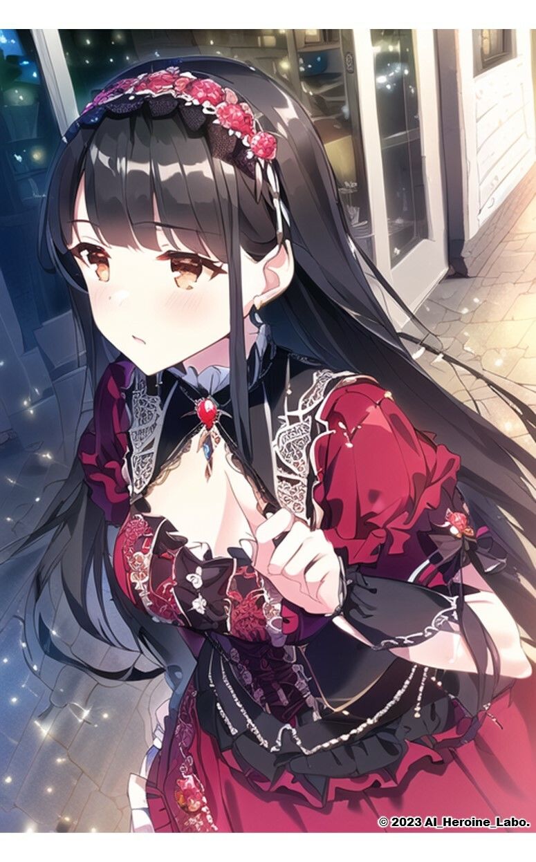 サンプル画像5:1つの呪文で生み出された100人のAI妄想美少女-5【キケンでも触れ？脱いだらスゴい地雷系女子編】(AIヒロイン研究会) [d_340709]