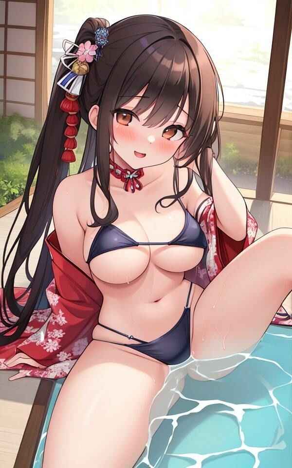 サンプル画像1:性欲開放！二人っきりのプールで大胆になっちゃう彼女(風魔小太郎Jr) [d_340722]