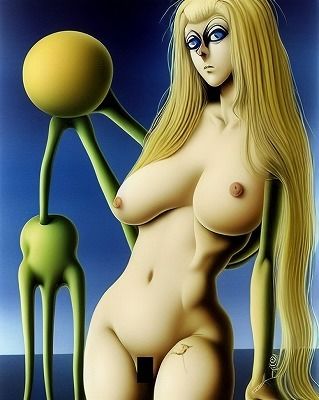 サンプル画像2:妖艶な魔女系が好きな人の為の巨乳イラスト〜金髪編001〜(MUTANT OPP-AI) [d_340752]