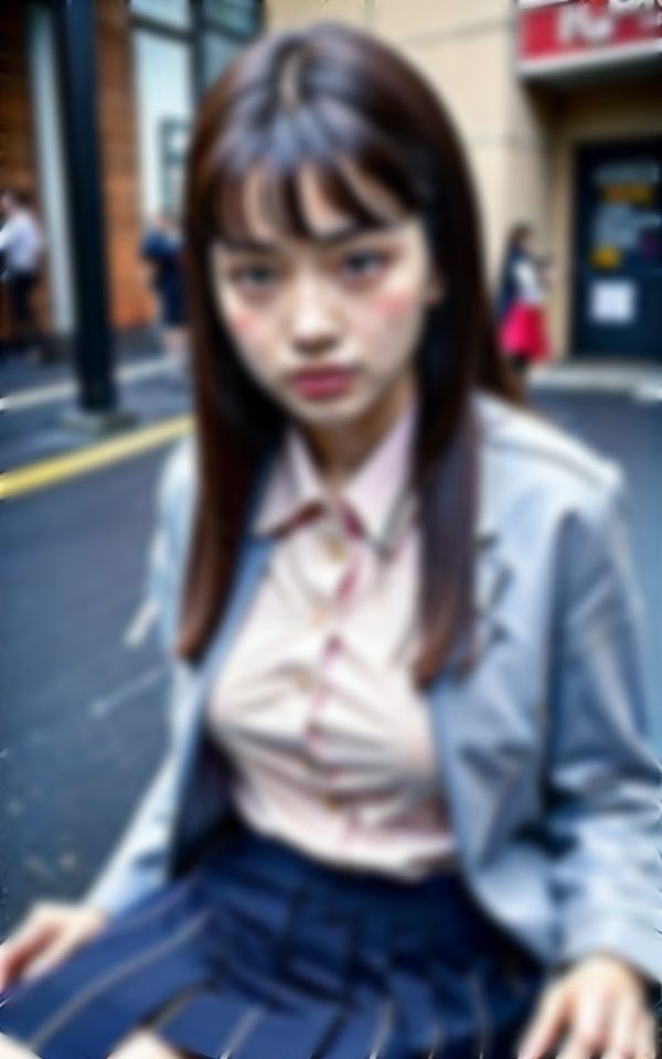 サンプル画像1:JKパンチラ！制服姿でお金でパンチラさせる美少女特集〜元アイドルが稼ぐためにおじさんにパンツをみせる〜(くぱぁの国王) [d_340787]