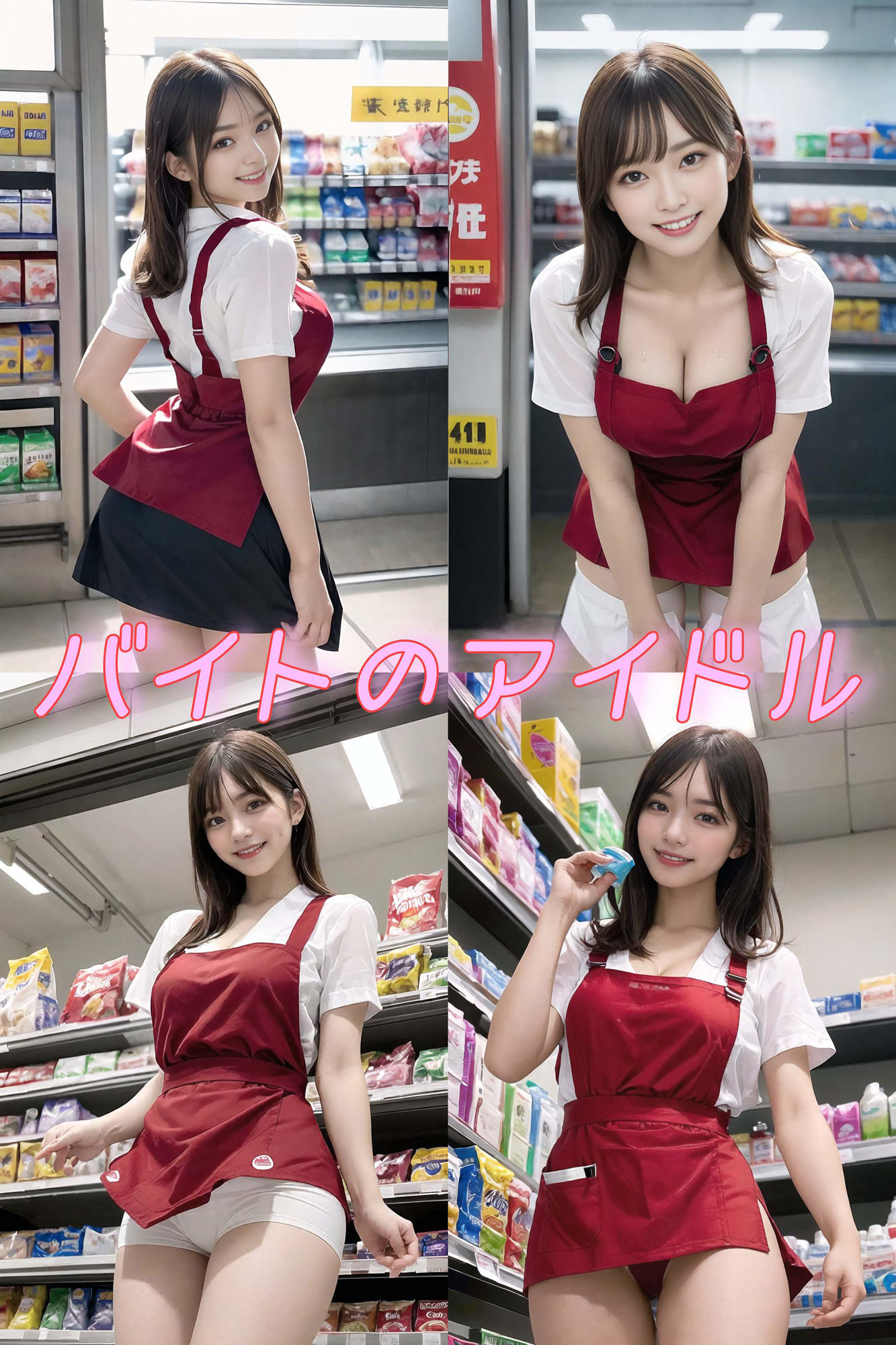 サンプル画像1:コンビニ店長とバイト美女（性奴●） 逃れられない性の快楽(17idolラボ) [d_340789]