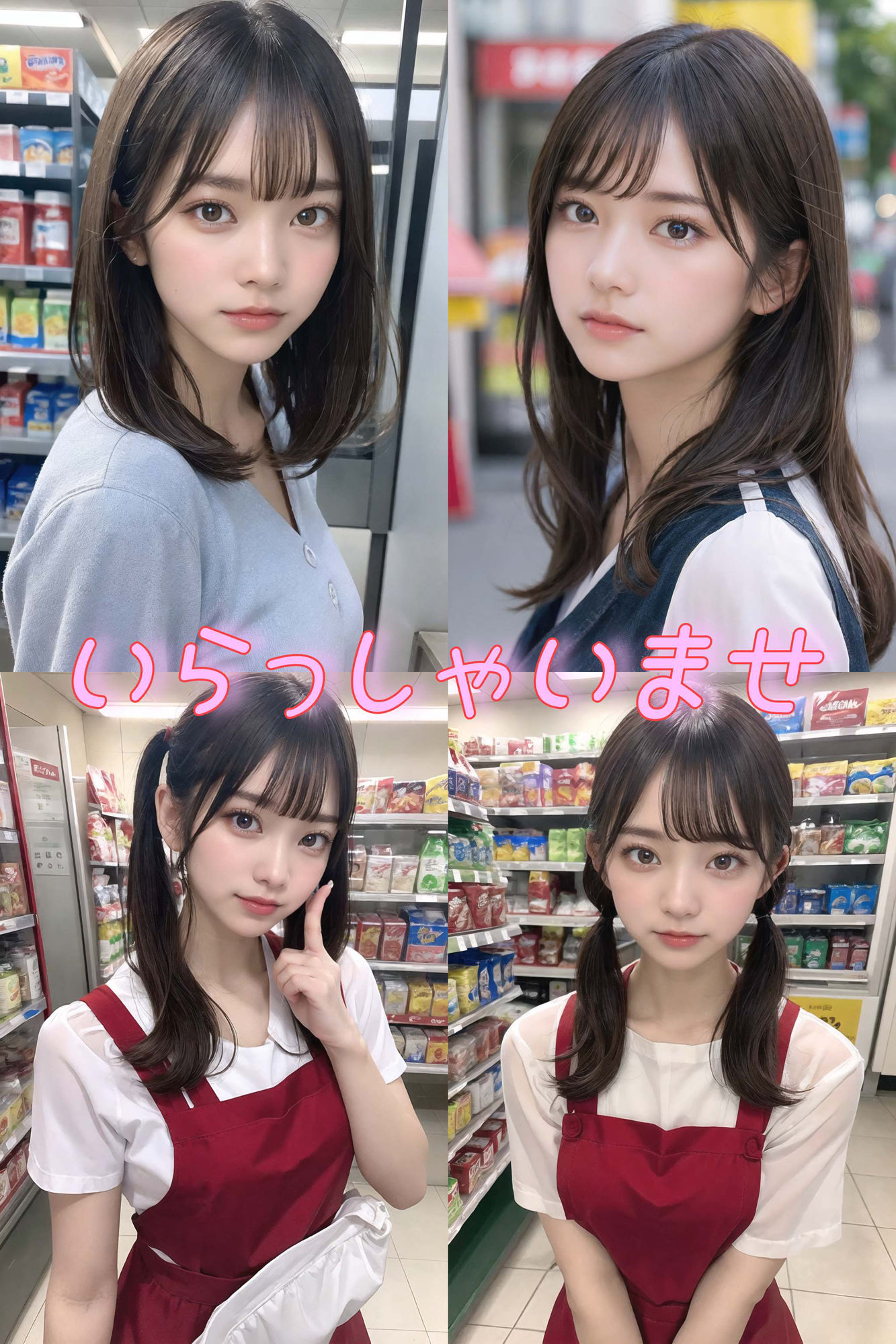 サンプル画像2:コンビニ店長とバイト美女（性奴●） 逃れられない性の快楽(17idolラボ) [d_340789]