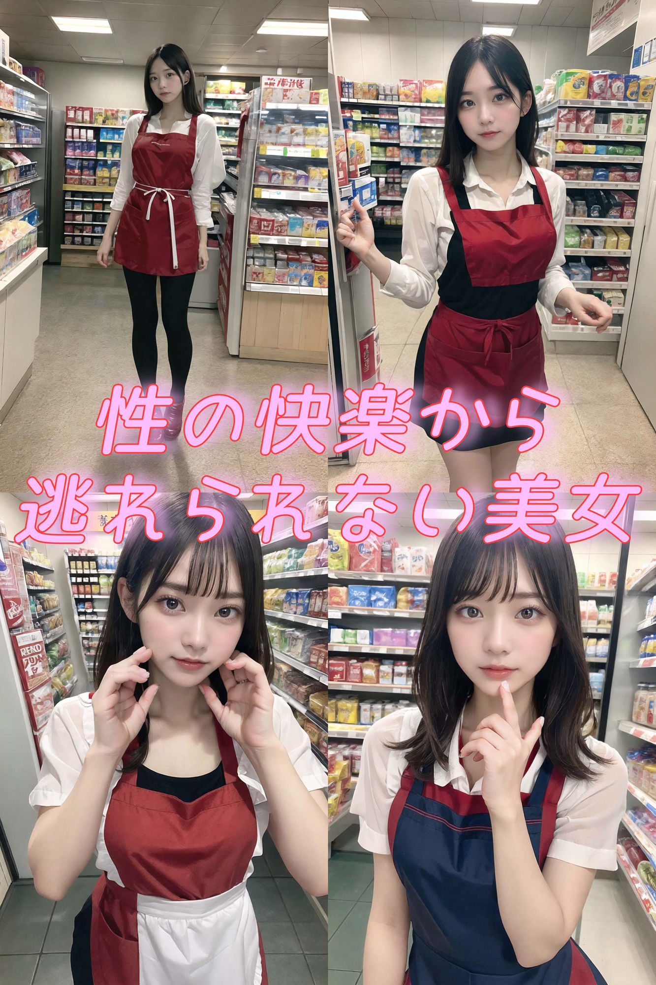 サンプル画像5:コンビニ店長とバイト美女（性奴●） 逃れられない性の快楽(17idolラボ) [d_340789]