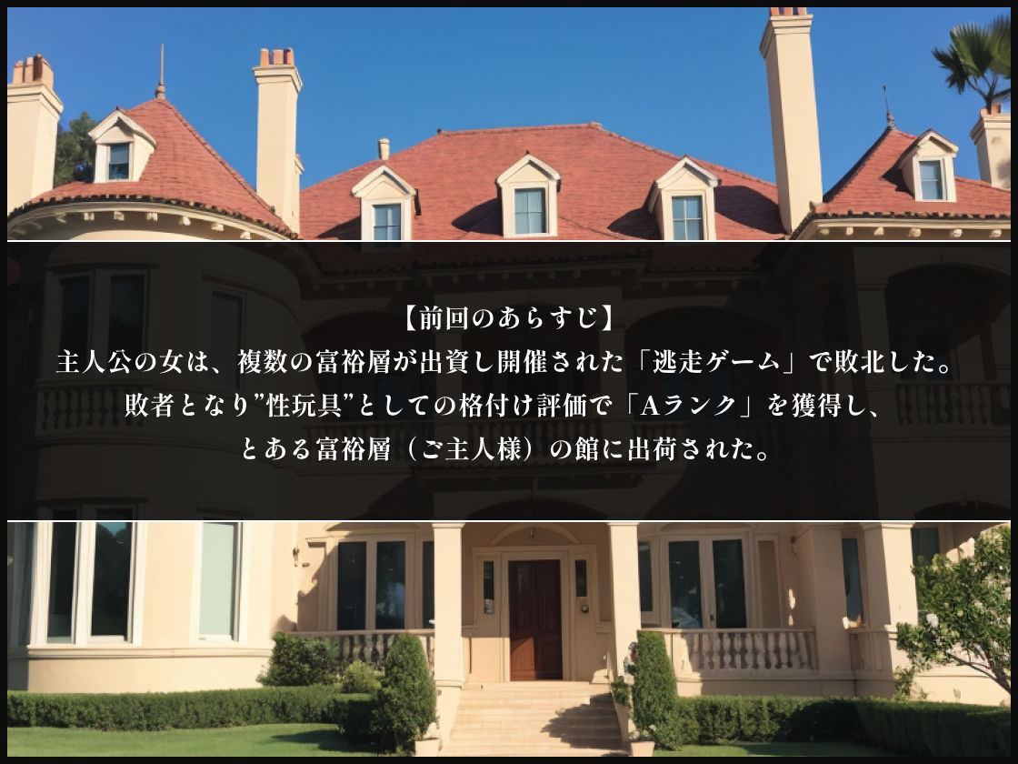 サンプル画像1:逃走ゲーム 後編(美女紹介所) [d_340873]