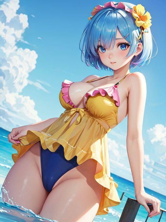 サンプル画像1:Re，ゼロ レ〇風 コスプレエロ画像集(サズN) [d_340905]