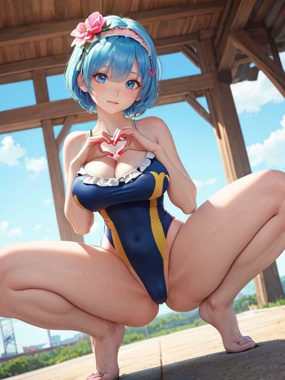 サンプル画像3:Re，ゼロ レ〇風 コスプレエロ画像集(サズN) [d_340905]