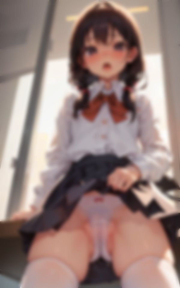 サンプル画像1:なんでそんなとこで寝てるの？(panpanyama1) [d_340909]