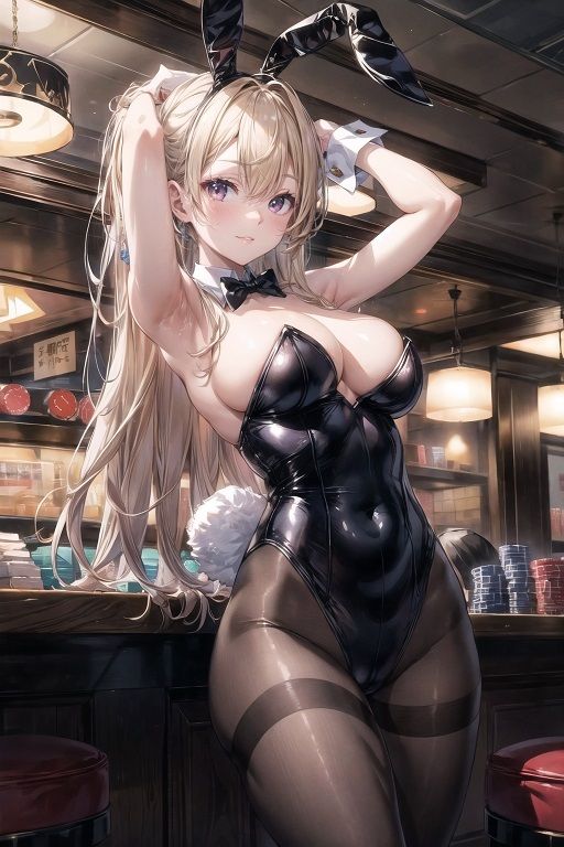 サンプル画像4:S級バニーガールと（勝てば）特濃エッチできる秘密のカジノ(女神の果樹園) [d_340954]