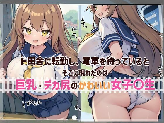 サンプル画像1:駅につくまで終わらないっ どちゃシコ女子〇生と連続絶頂(にじのつえ) [d_340973]