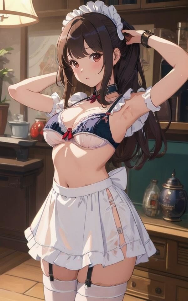 サンプル画像2:激かわメイド 下着美女 73人収録(妄想くらぶ) [d_340981]