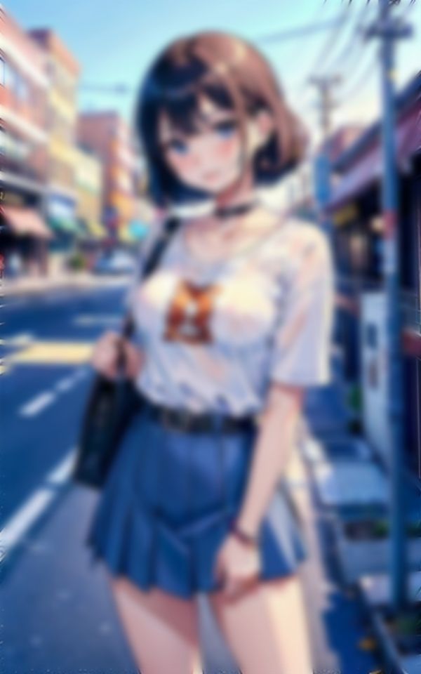 サンプル画像1:透乳首スペシャル！透けてるGカップがエロすぎた！童顔の幼なじみがまさかのピンク乳首(奇跡の美少女) [d_341018]