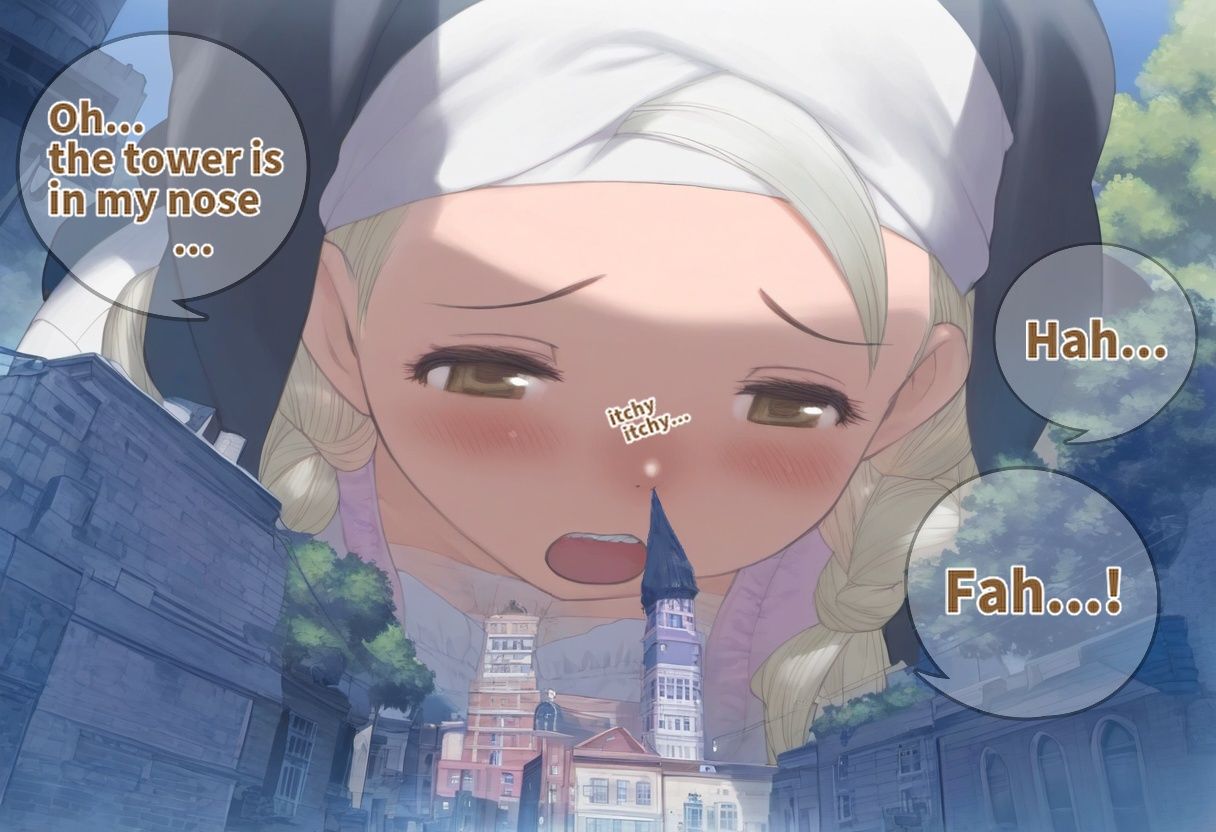 サンプル画像6:巨大娘くしゃみ集/ Giantess Sneeze collection(くしゃみフェチ専門店) [d_341025]