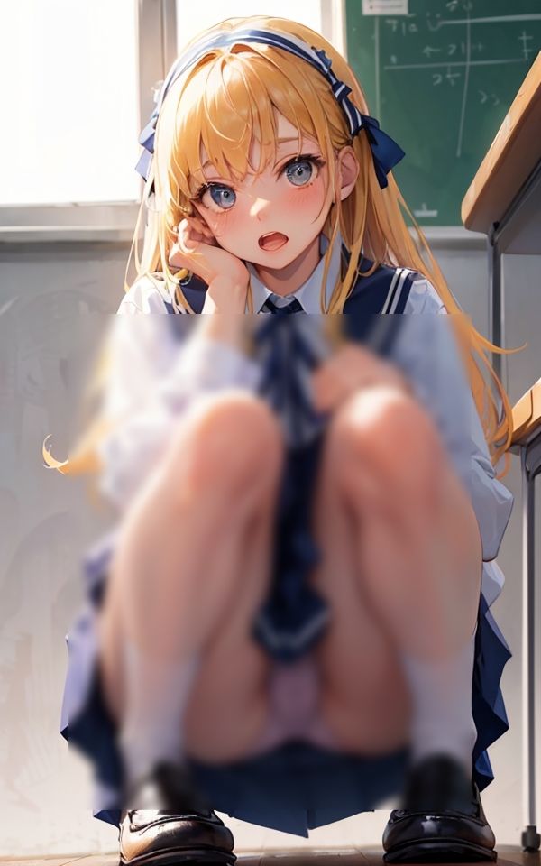 サンプル画像2:そんなところから見ちゃダメ 〜卑猥なパンチラ少女〜(ミルクキング3) [d_341032]