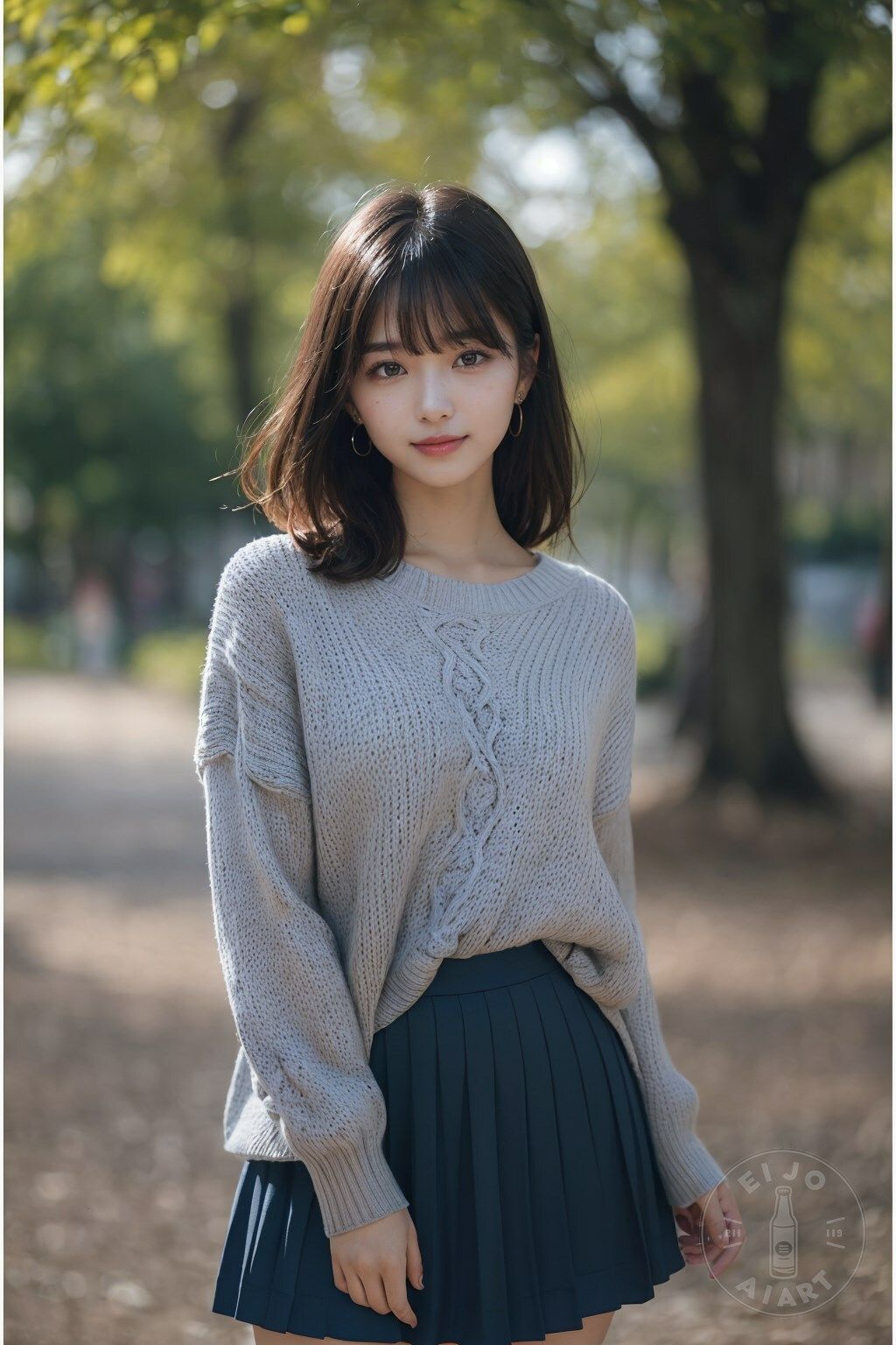 サンプル画像1:AIかわいい大学生グラビア(ei-jo@AIBeautyGallery) [d_341063]