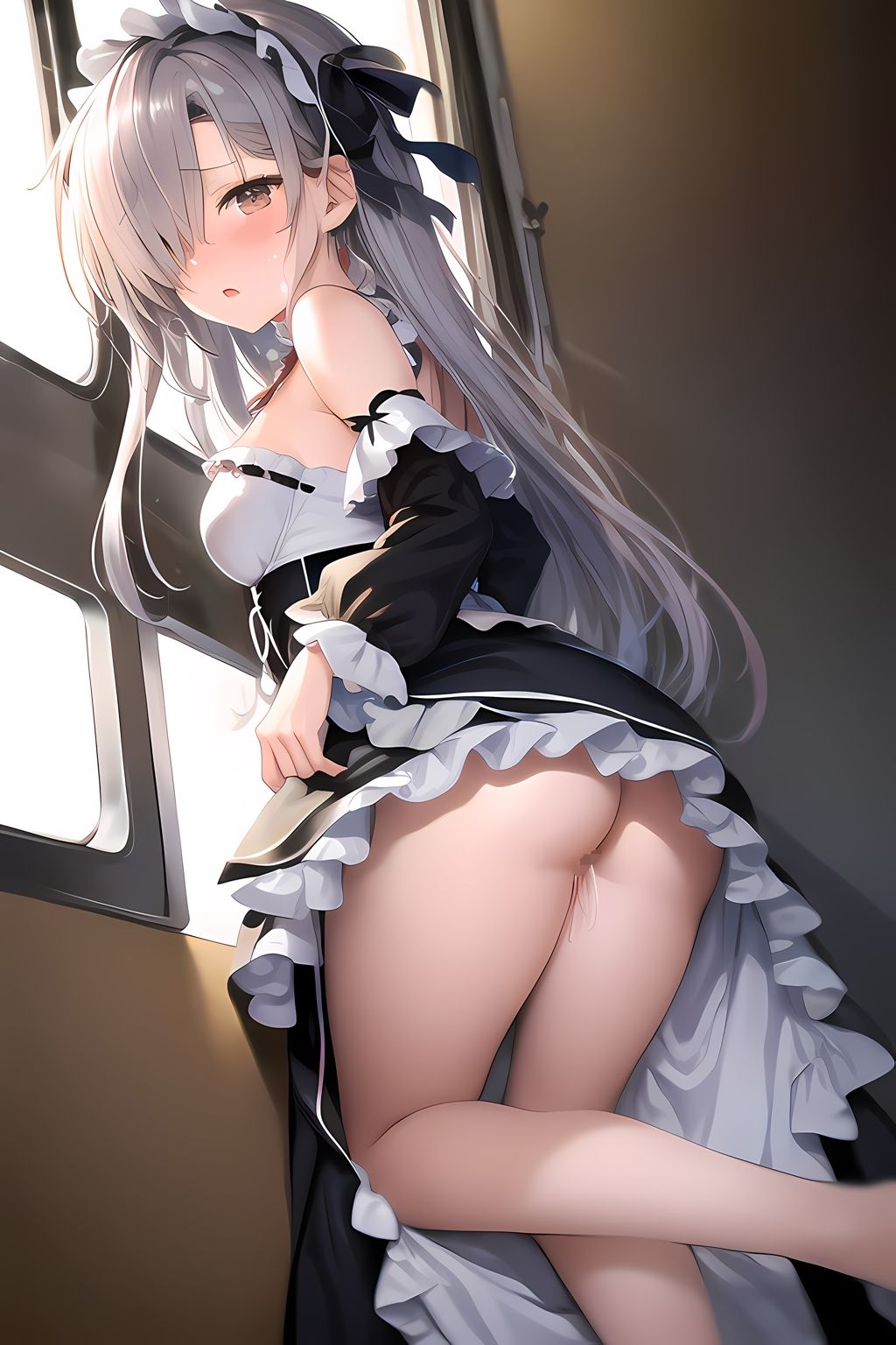 サンプル画像3:痴●されたメイドカフェ店員(AI彼女VR ビジュアルレボリューション) [d_341067]