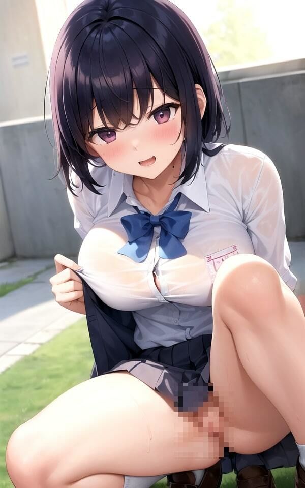 サンプル画像3:発情した女子校生がカメラの前でエッチな大サービス(AIロマンティック) [d_341131]