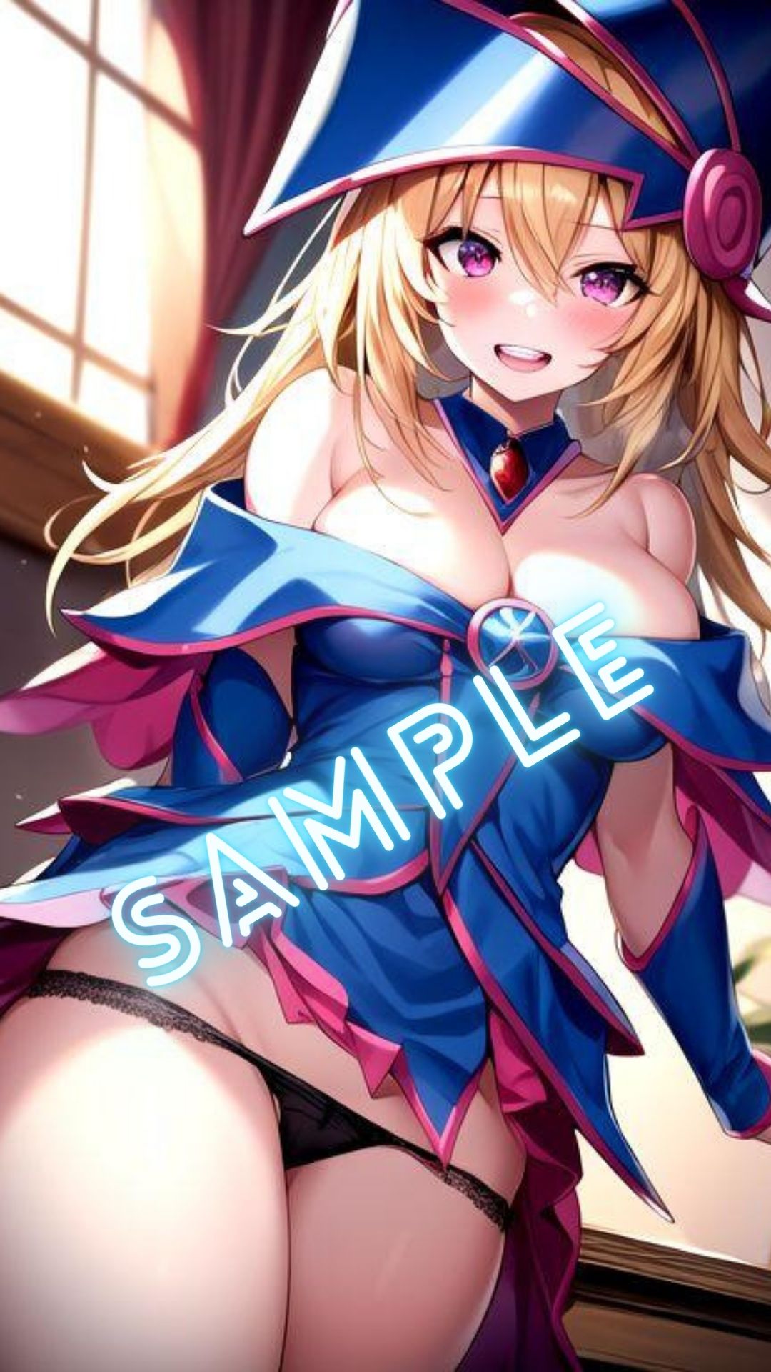 サンプル画像2:遊◯王 ★ ブラック◯ジシャンガール(パンティー旅情) [d_341159]