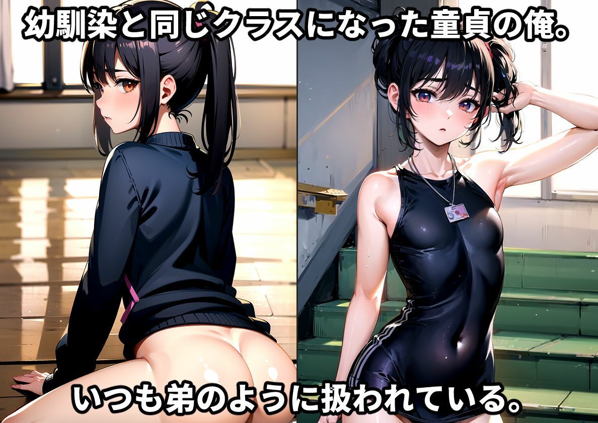 サンプル画像2:姉さん気質の幼馴染JKとイチャラブ学園生活！(kawaii創造) [d_341168]