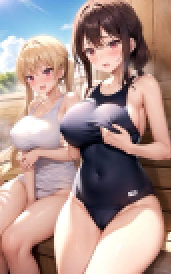 サンプル画像1:サウナでしようよ！(恋結びの算譜) [d_341199]