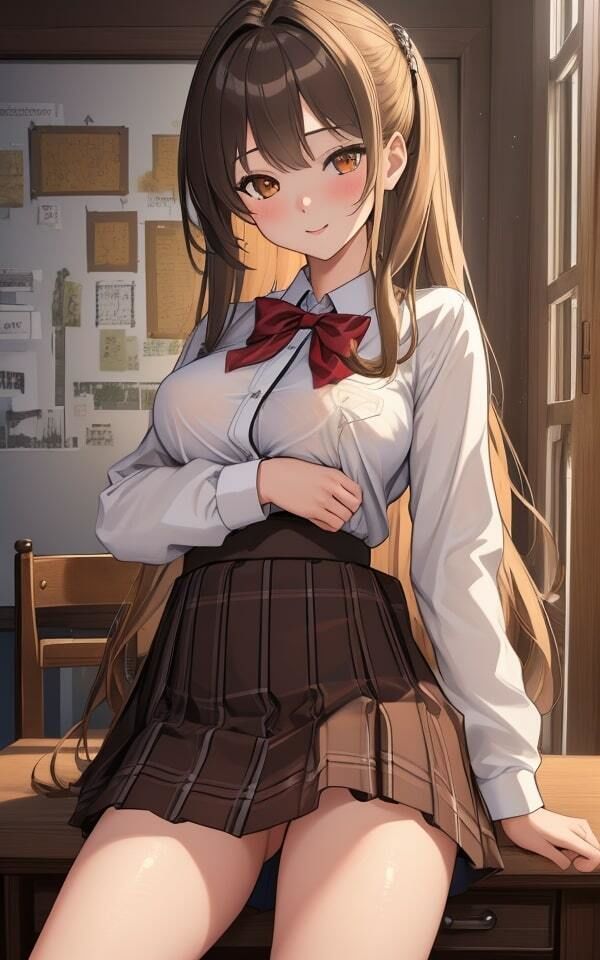 サンプル画像5:制服好きの彼女がまた制服を着て誘惑してくる(ドングリまん) [d_341203]