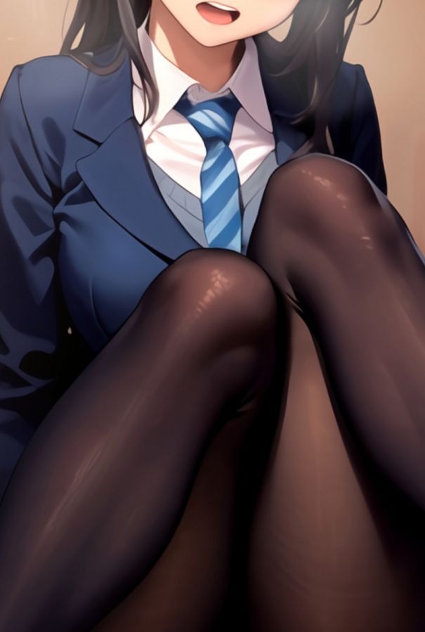 サンプル画像3:黒タイツの季節＋風のいたずら(ミックス ステーション) [d_341240]