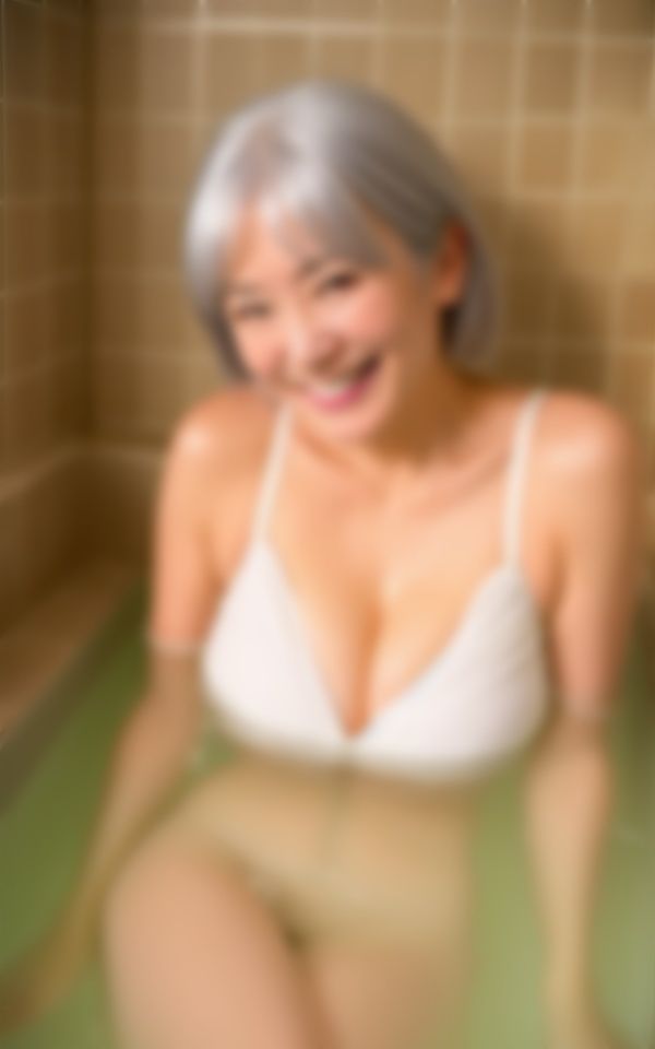 サンプル画像2:旅館の住み込み熟女特集！白髪まじりのGカップの巨乳が童貞の僕を誘惑(性欲クリニック) [d_341258]