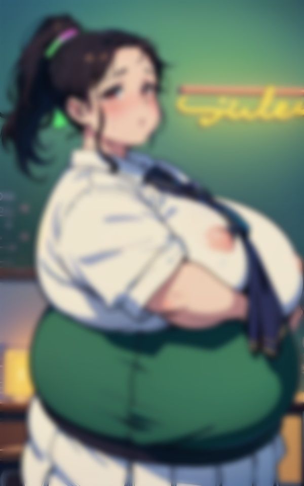 サンプル画像2:デブの制服JK！はち切れそうなデカ尻と爆乳で男子生徒の注目に・・・ヤリマンだった(レッドドラゴン企画) [d_341262]