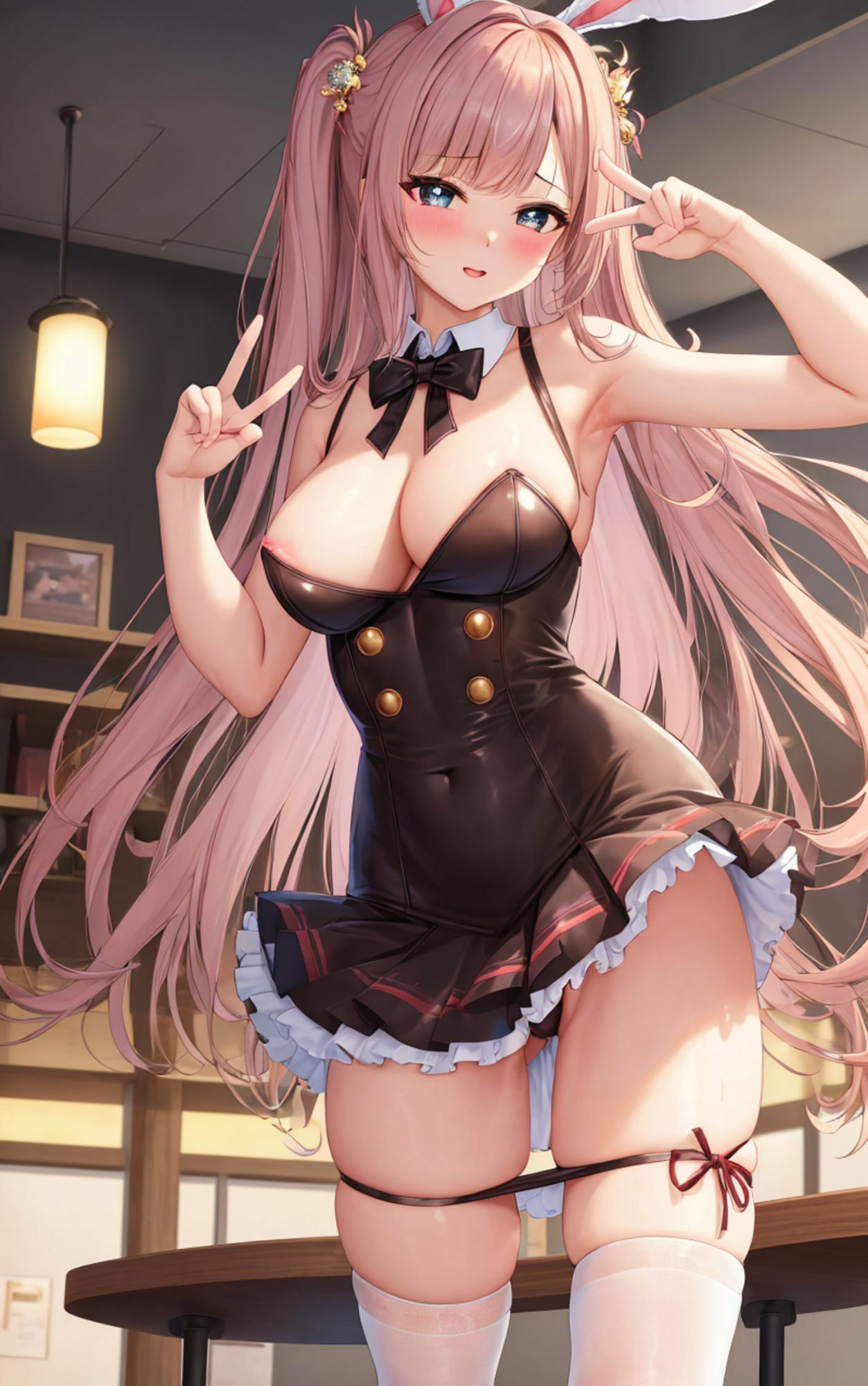 サンプル画像3:さみしがりなバニーガールは発情期！(しわす) [d_341502]