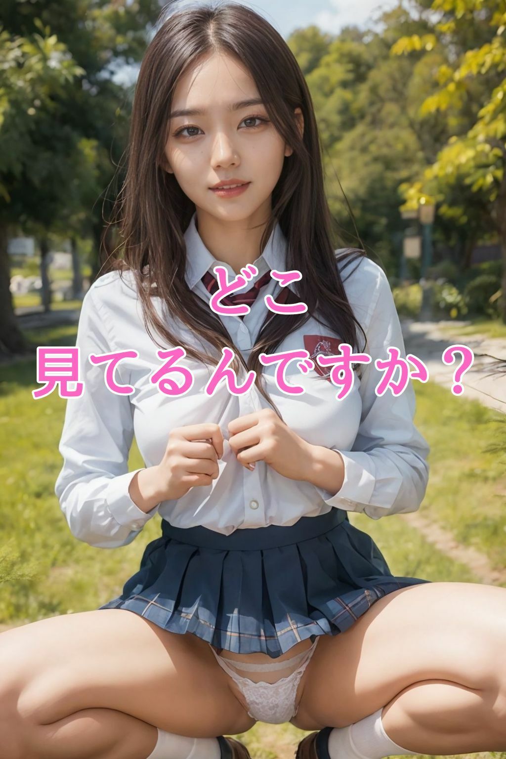 サンプル画像1:【素人ナンパ】制服女子〇生と着衣エッ〇〜おだてられて脱衣から最後まで〜(ぺこぽこ企画) [d_341517]