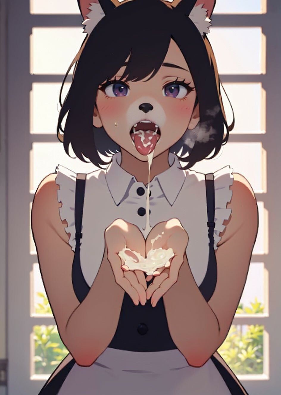 サンプル画像3:異世界転生で使えなかった女は獣人化魔法をかけられ玩具にされてるらしい(dim) [d_341533]