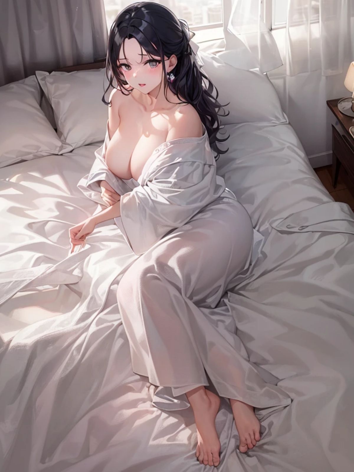 サンプル画像6:清楚巨乳妻を孕ませる性活の記録【画像集】(春風アイランド) [d_341636]