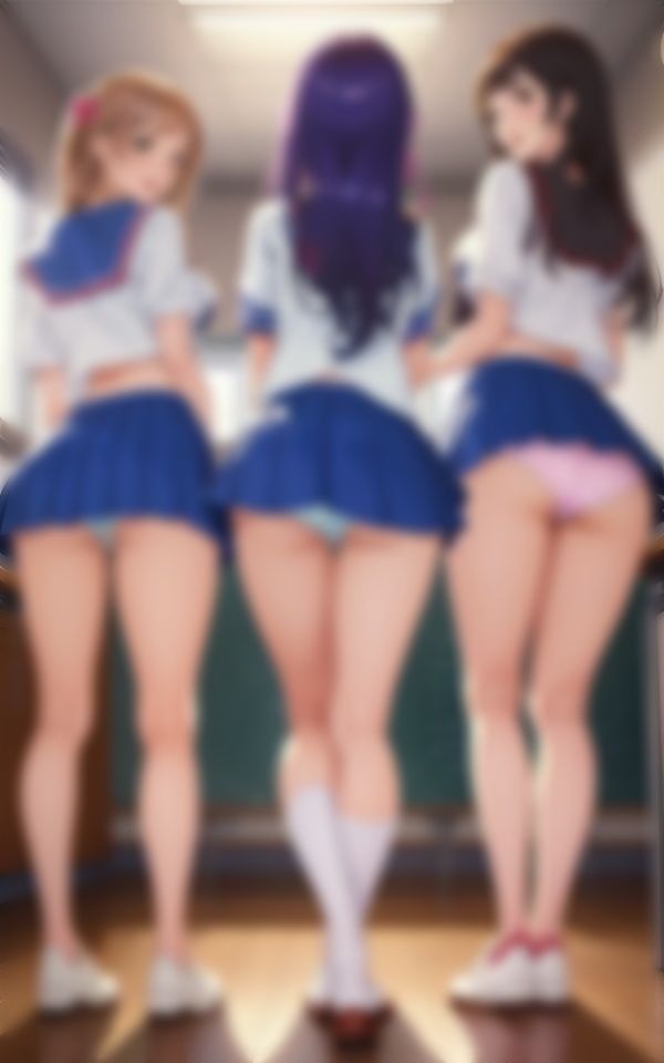 サンプル画像1:セーラー服のパンチラ特集！某有名大学で男が潜入してパンチラ盗撮〜JKパンツスペシャル〜(性欲モンスター企画) [d_341661]