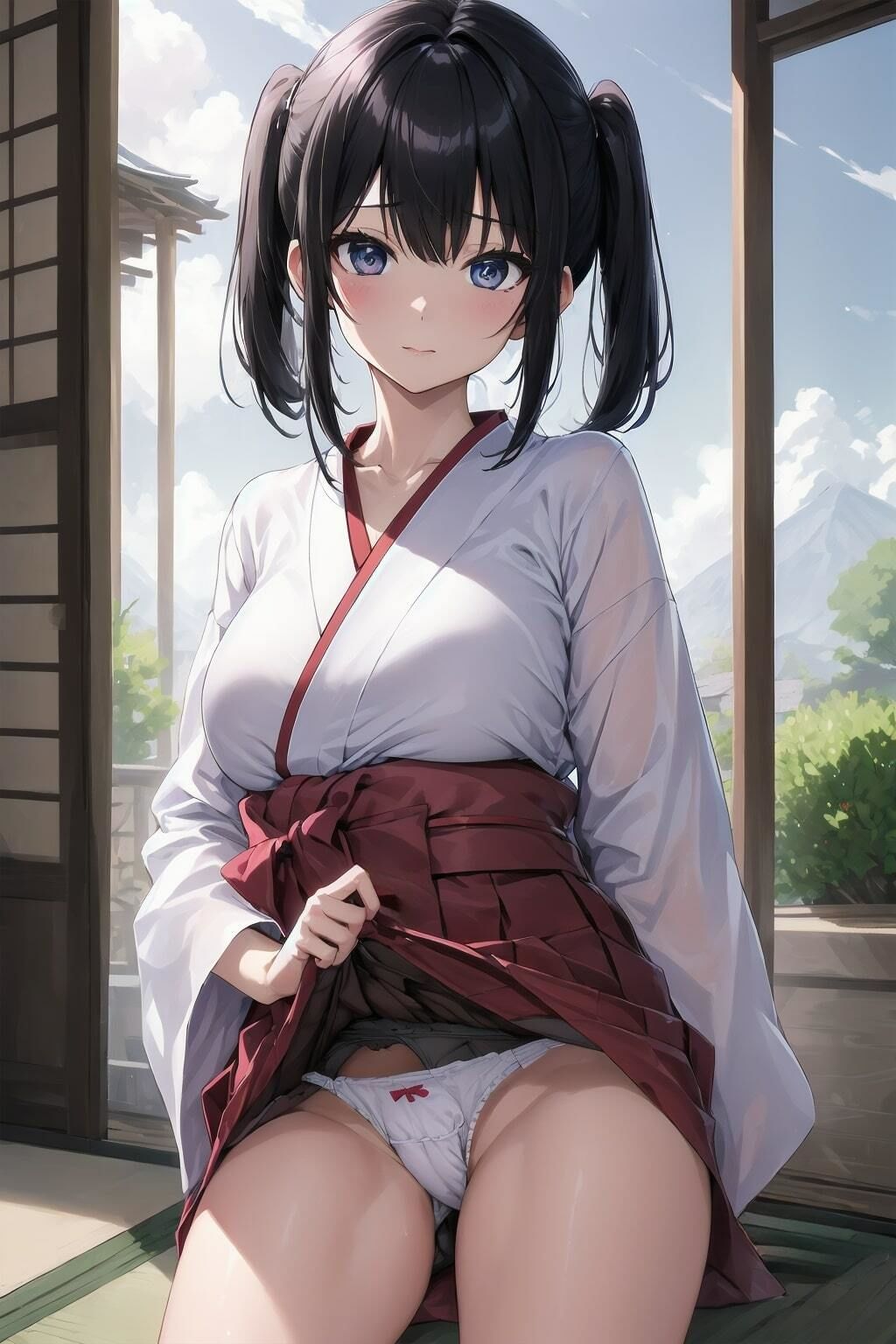 サンプル画像4:アへ顔巫女(かわ汁) [d_341672]