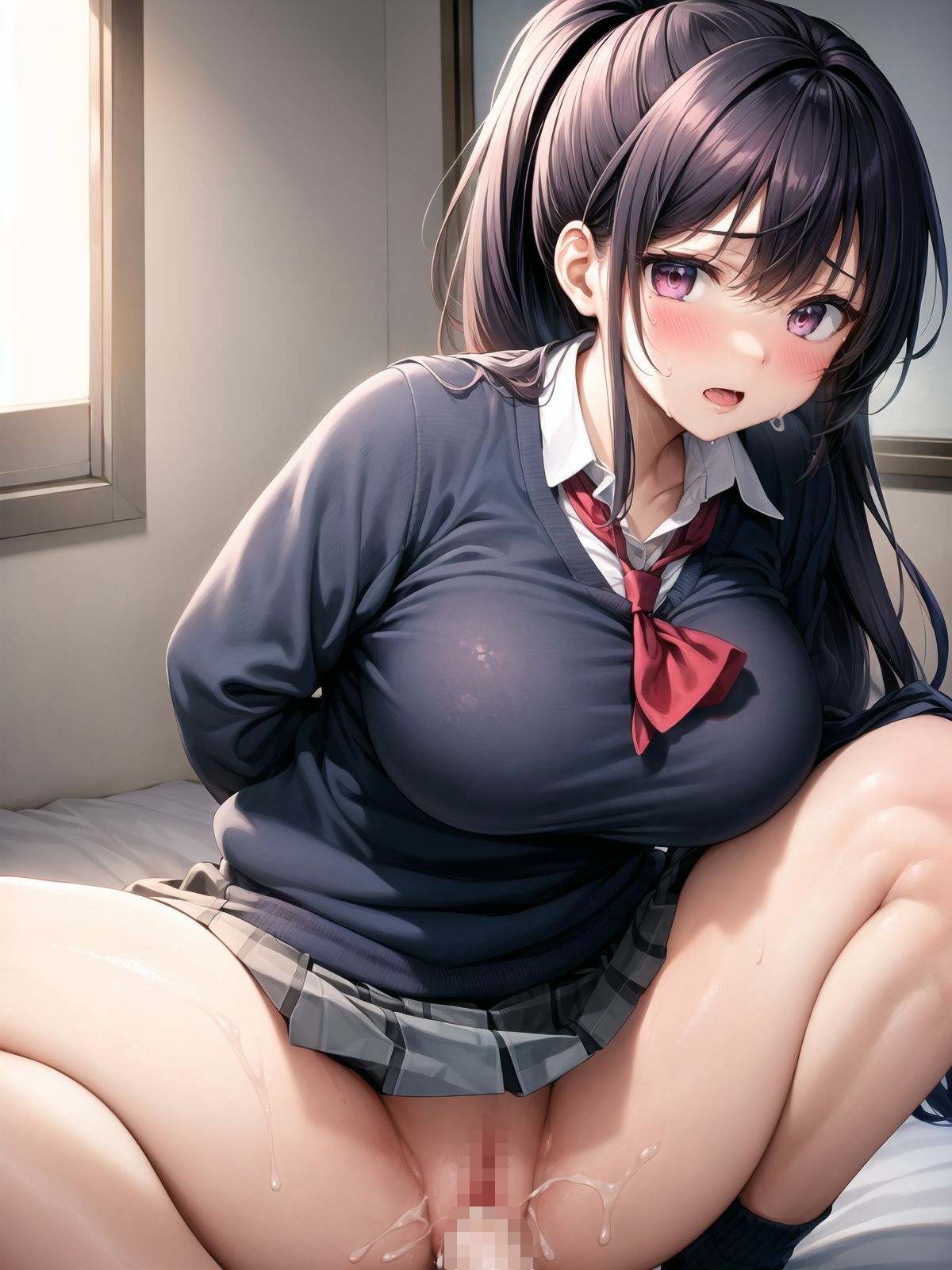 サンプル画像5:えちえち巨乳学園 好きな子に中出し出来ちゃう科 2(メロンJKといちご少女) [d_341726]