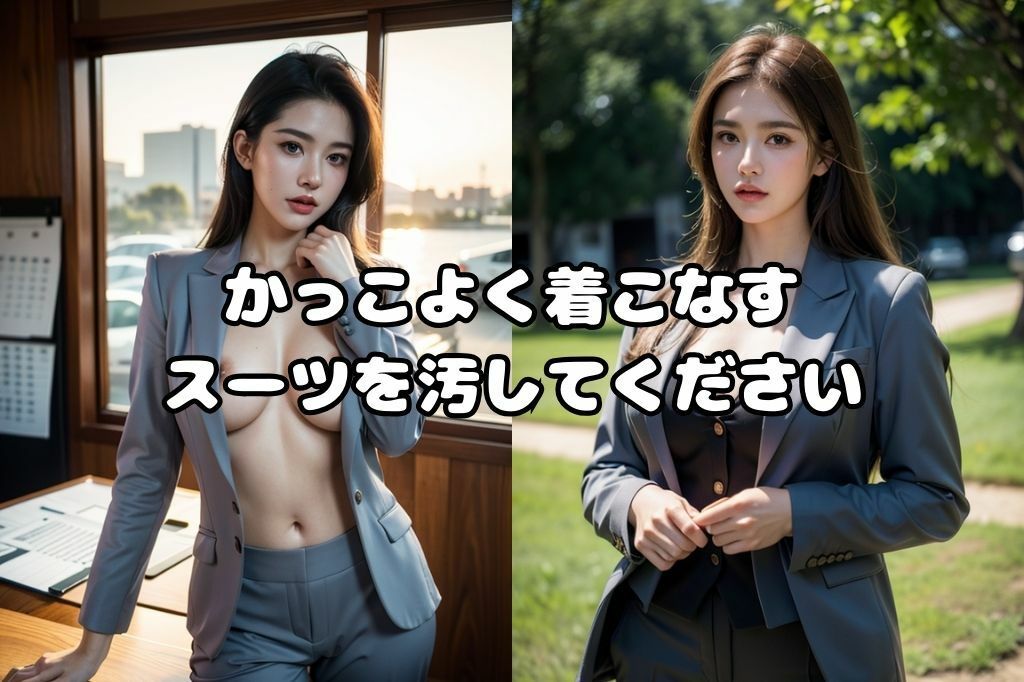 サンプル画像2:巨乳スーツ美女(彩風  咲) [d_341735]