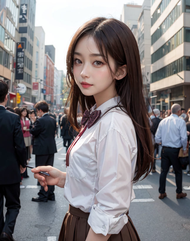 サンプル画像4:50人の美女とSEXできる本 -制服JK編 実写版-(あおギャラリー) [d_341799]