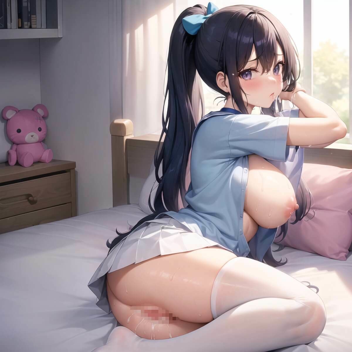 サンプル画像6:中出し大好き！彼女の部屋でラブラブエッチ【美麗大容量410枚収録！】(虚構クラブ) [d_341820]