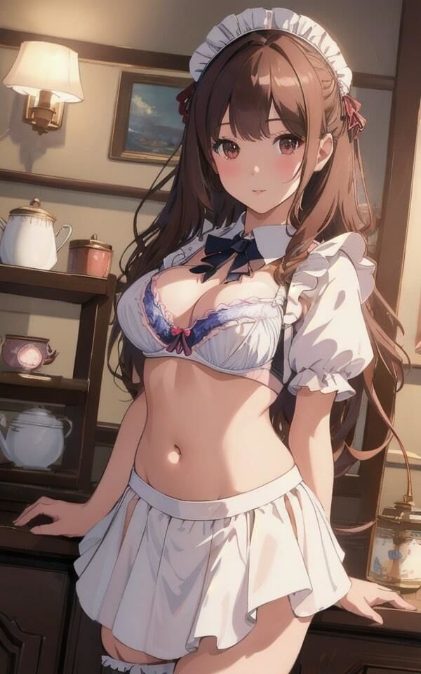 サンプル画像1:美女メイド 清楚系メイド あなたに尽くします 85人収録(妄想AI) [d_341882]