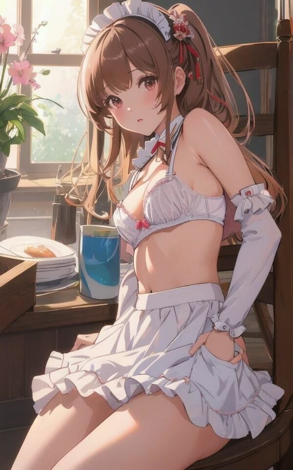 サンプル画像2:美女メイド 清楚系メイド あなたに尽くします 85人収録(妄想AI) [d_341882]