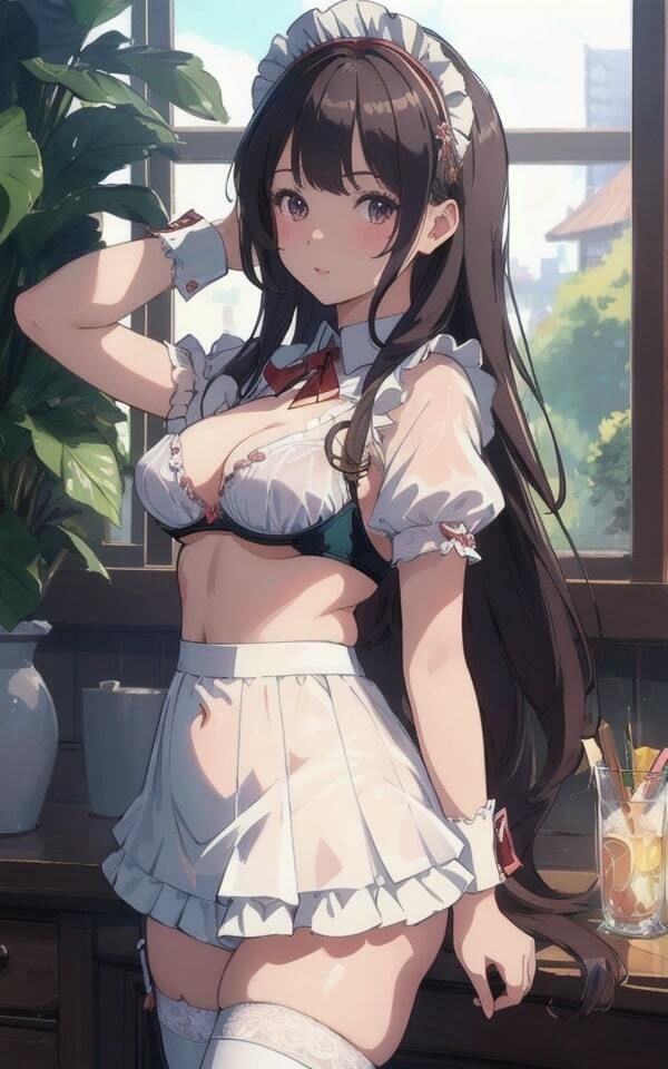 サンプル画像3:美女メイド 清楚系メイド あなたに尽くします 85人収録(妄想AI) [d_341882]