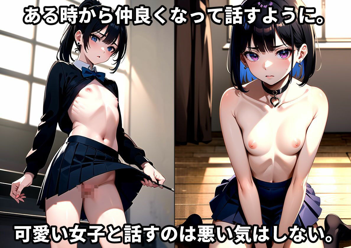 サンプル画像3:学校内のツンデレで恥ずかしがり屋の女子とのHな関係(kawaii創造) [d_341972]