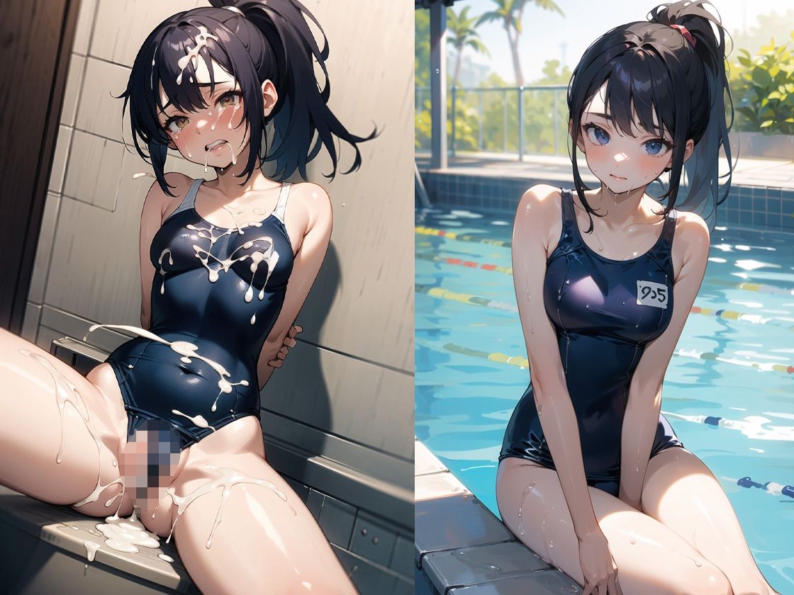 サンプル画像3:肉便器スク水JK(ココナッツパンチS) [d_341982]