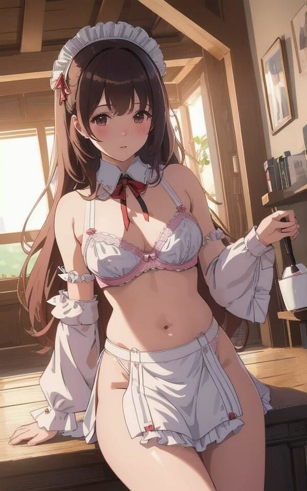 サンプル画像2:清楚メイド 下着で誘惑 あなただけに尽くします 45人収録(妄想性癖) [d_342009]