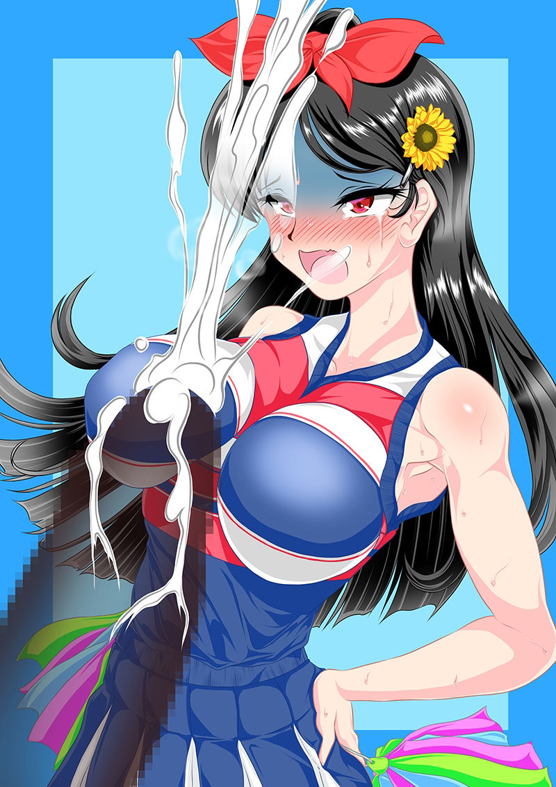 サンプル画像3:爆乳汗だくチア変態ぶっかけ(搾精工房) [d_342025]