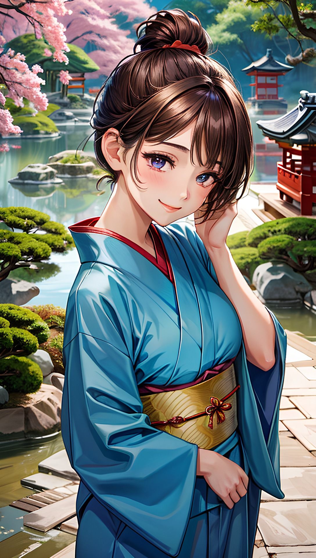 サンプル画像1:若女将付きの高級旅館(べりーパイ) [d_342040]