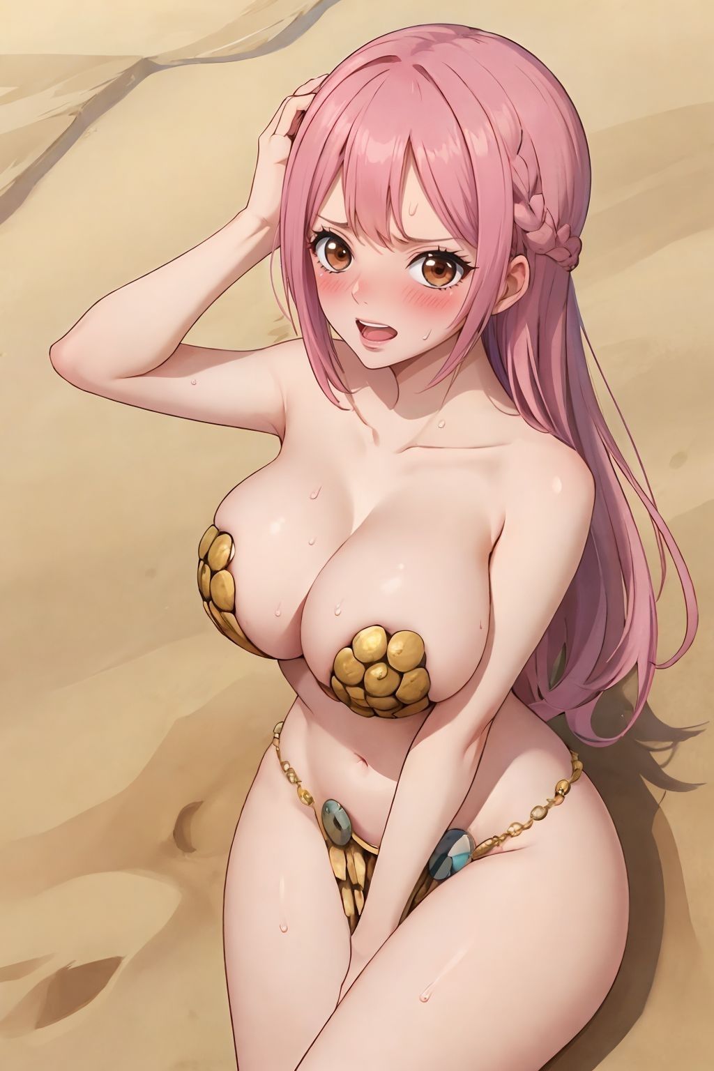 サンプル画像1:ビーチでハメ撮り レベッカ(AIAV女優) [d_342062]