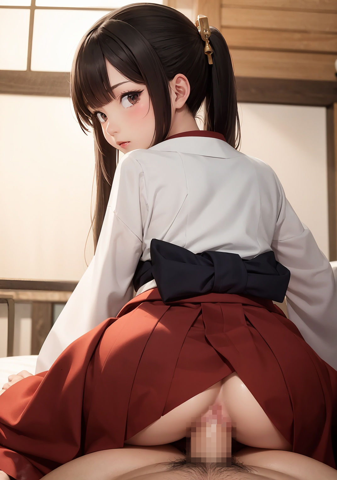 サンプル画像5:【巫女＆サンタ美少女AIイラスト集】AI MIKO ＆ XMAS MODE【PNG233枚/PDF付】(Alice Museum) [d_342082]