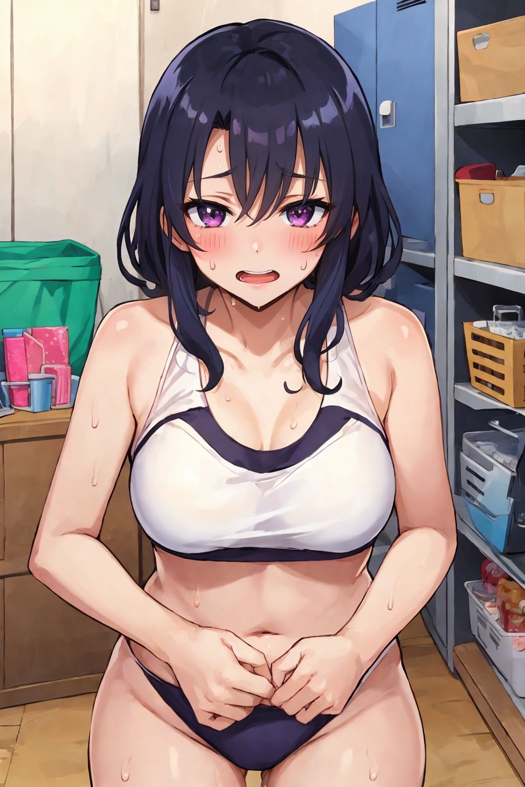 サンプル画像4:今日の課題は中出しです！(あるふぁサン) [d_342145]