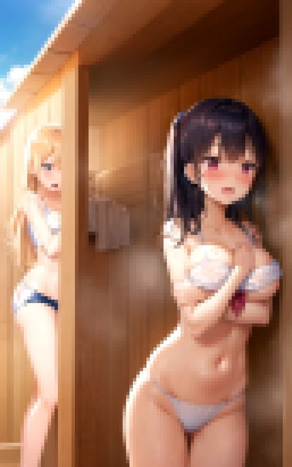 サンプル画像4:混浴サウナで巨乳素人ちゃんと整う(愛奴の宴) [d_342153]